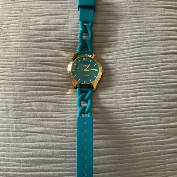 Coach | Accessories | Teal Coach Watch | Poshmark display picture 3